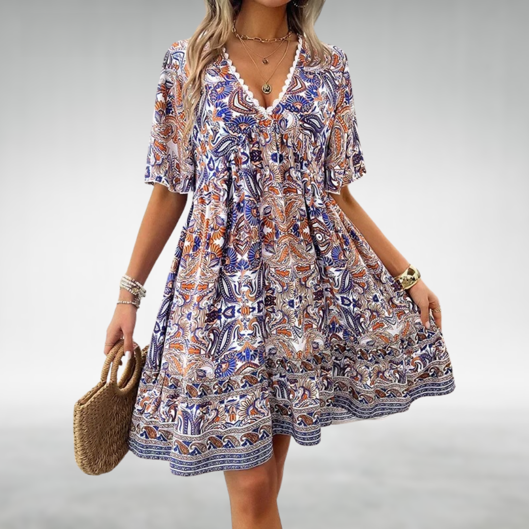 Adriana Boho Mini Dress | Women's Dress