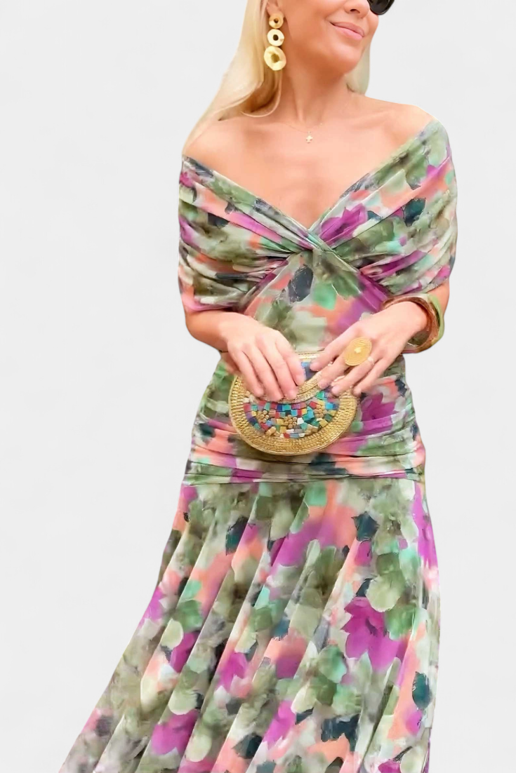 Floral Print Maxi Dress | Women's Formal Dresses